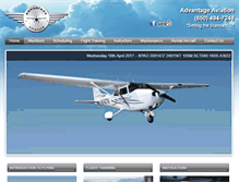 Tablet Screenshot of advantage-aviation.com